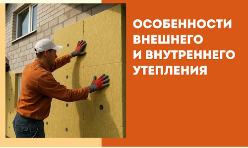 Какие особенности внешнего и внутреннего утепления в Похвистнево